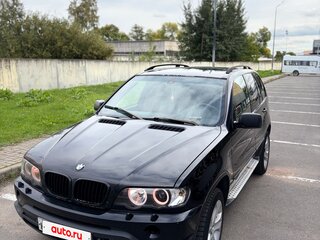 2002 BMW X5 3.0i I (E53), чёрный, 600000 рублей, вид 1