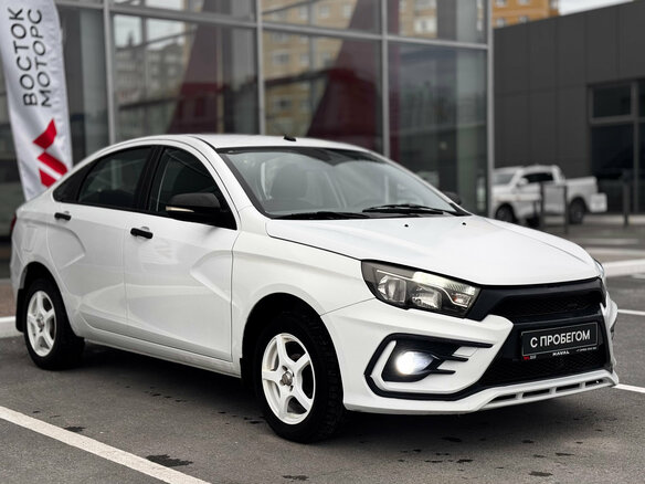 2018 Lada (ВАЗ) Vesta I, белый - вид 2