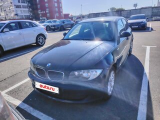 2008 BMW 1 серии 116i I (E81/E82/E87/E88) Рестайлинг, чёрный, 750000 рублей, вид 2