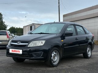 2014 Lada (ВАЗ) Granta I, чёрный, 289999 рублей, вид 3