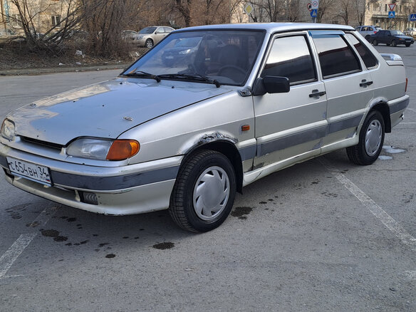 2005 Lada (ВАЗ) 2115, серебристый, 87000 рублей