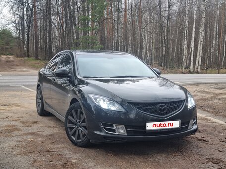 2007 Mazda 6 II (GH), чёрный, 810000 рублей, вид 2
