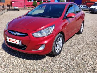 2012 Hyundai Solaris I, красный, 785000 рублей, вид 1