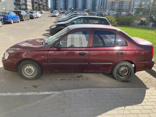 2008 Hyundai Accent ТагАЗ II, красный, 275000 рублей, вид 4