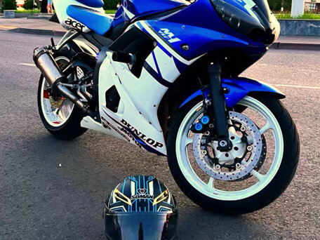 2003 Yamaha YZF-R6, белый, 450000 рублей, вид 1