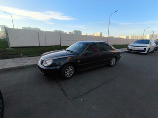 2004 Hyundai Sonata ТагАЗ IV (EF) Рестайлинг, чёрный, 450000 рублей, вид 4