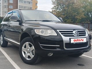 2008 Volkswagen Touareg I Рестайлинг, чёрный, 990000 рублей, вид 1