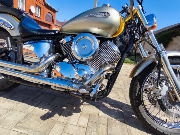 1999 Yamaha XVS1100, золотистый, 620000 рублей - вид 17