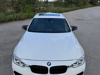 2017 BMW 3 серии 330i xDrive VI (F3x) Рестайлинг, белый, 2750000 рублей, вид 4