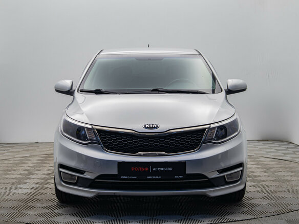 2016 Kia Rio III Рестайлинг, серебристый - вид 7