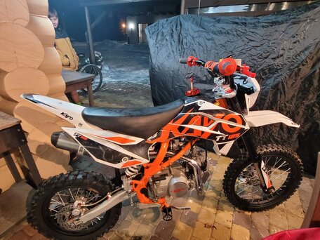 2024 Kayo Basic TT125, оранжевый, 95000 рублей, вид 4