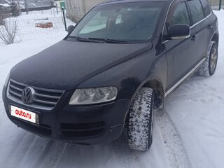 2006 Volkswagen Touareg I, чёрный, 750000 рублей, вид 1