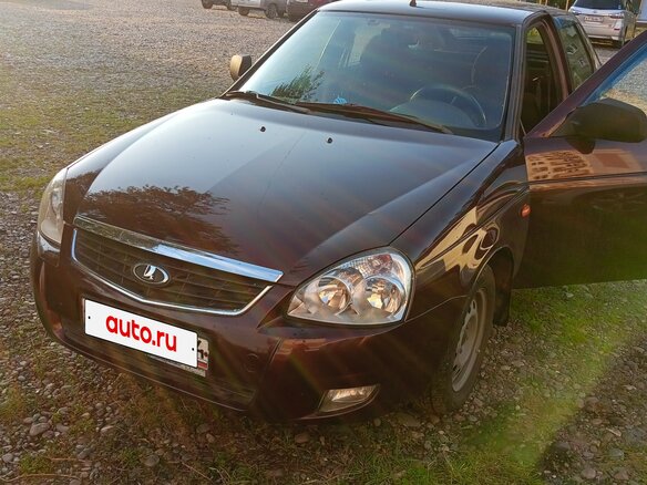 2012 Lada (ВАЗ) Priora I, пурпурный, 420000 рублей