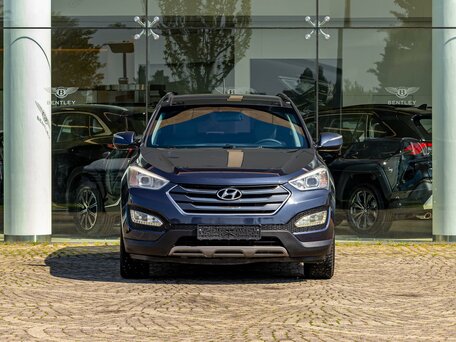 2013 Hyundai Santa Fe III, синий, 1435000 рублей, вид 2