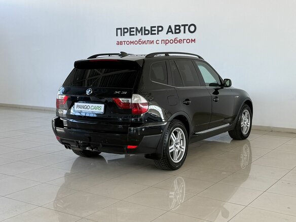 2008 BMW X3 30i I (E83) Рестайлинг, чёрный - вид 3