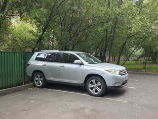 2013 Toyota Highlander II (XU40) Рестайлинг, серый, 1850000 рублей, вид 3
