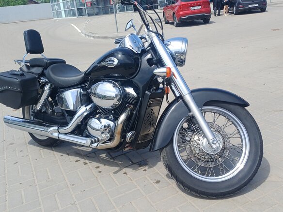 2002 Honda Shadow 750, чёрный, 430000 рублей