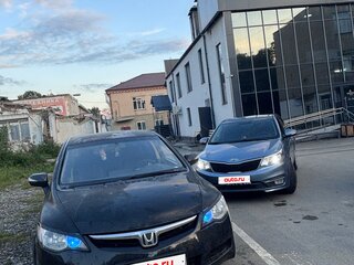 2008 Honda Civic VIII, чёрный, 975000 рублей, вид 4