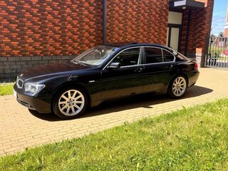 2002 BMW 7 серии 735i IV (E65/E66), чёрный, 710000 рублей, вид 3