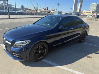 2018 Mercedes-Benz C-Класс 180 IV (W205) Рестайлинг, синий, 2200000 рублей, вид 4