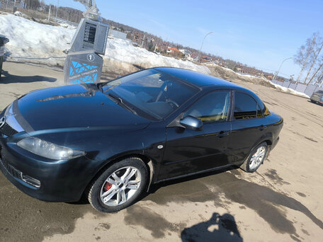 2006 Mazda 6 I (GG) Рестайлинг, зелёный, 190000 рублей, вид 4