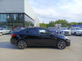 2012 Hyundai Solaris I, чёрный, 599000 рублей, вид 4