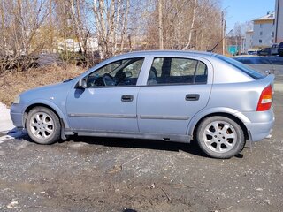 2001 Opel Astra G, серебристый, 230000 рублей, вид 4