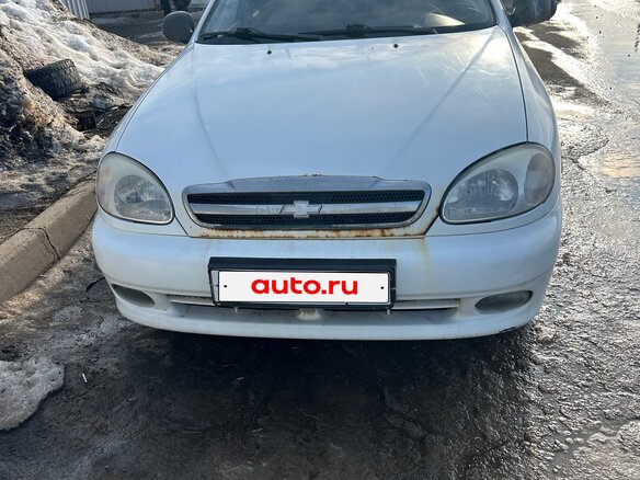 2009 Chevrolet Lanos I, белый, 115000 рублей