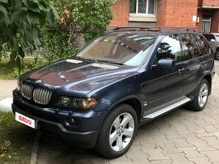 2005 BMW X5 3.0i I (E53) Рестайлинг, синий, 1500000 рублей, вид 2