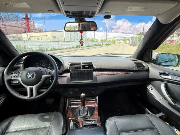 2002 BMW X5 3.0i I (E53), серебристый - вид 4