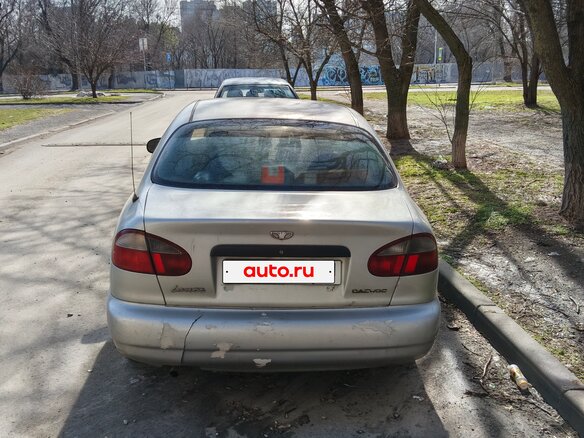 1998 Daewoo Lanos, серебристый, 95000 рублей - вид 4