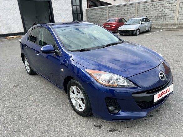 2012 Mazda 3 II (BL) Рестайлинг, синий, 900000 рублей - вид 6