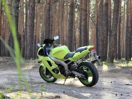 1999 Kawasaki ZX-6R Ninja, зелёный, 260000 рублей, вид 3