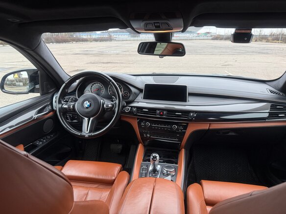 2017 BMW X6 M II (F86), голубой, 4099000 рублей - вид 15
