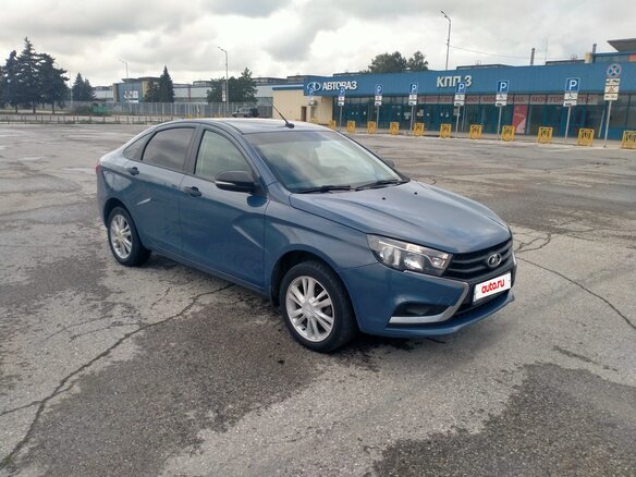 2019 Lada (ВАЗ) Vesta I, синий, 775000 рублей - вид 2