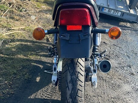 1993 Kawasaki ZR 550 Zephyr, красный, 155000 рублей, вид 4