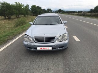 1998 Mercedes-Benz S-Класс 430 Long IV (W220), серебристый, 450000 рублей, вид 2