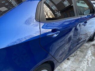 2013 Kia Rio 5-speed III, синий, 650000 рублей, вид 4