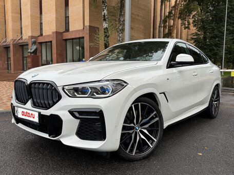 2022 BMW X6 40d III (G06), белый, 9390000 рублей, вид 1