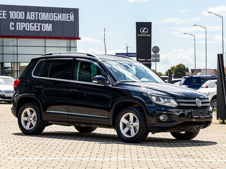 2012 Volkswagen Tiguan I Рестайлинг, чёрный, 1295000 рублей, вид 3