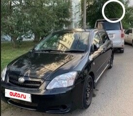 2004 Toyota Allex I Рестайлинг 2, чёрный, 630000 рублей, вид 1