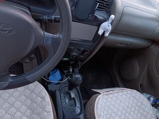 2001 Hyundai Santa Fe I, золотистый, 590000 рублей, вид 4