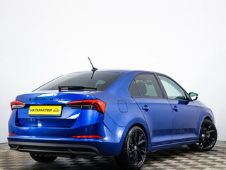 2021 Skoda Rapid II, синий, 2154000 рублей, вид 4
