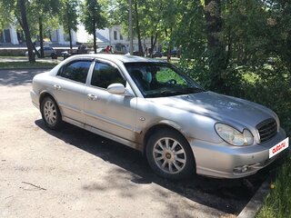 2004 Hyundai Sonata ТагАЗ IV (EF) Рестайлинг, серебристый, 255000 рублей, вид 2