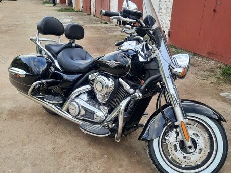 2009 Kawasaki VN1600 Vulcan, чёрный, 850000 рублей, вид 1