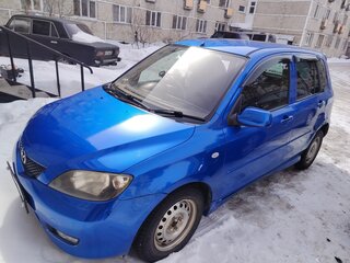 2003 Mazda Demio II (DY), синий, 350000 рублей, вид 1