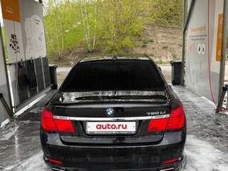 2010 BMW 7 серии 750i xDrive V (F01/F02/F04), чёрный, 990000 рублей, вид 4