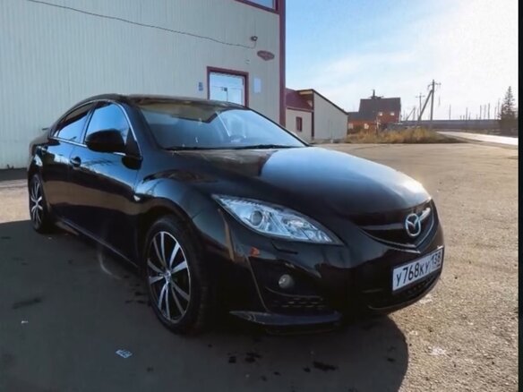 2012 Mazda 6 II (GH) Рестайлинг, чёрный, 1040000 рублей - вид 5