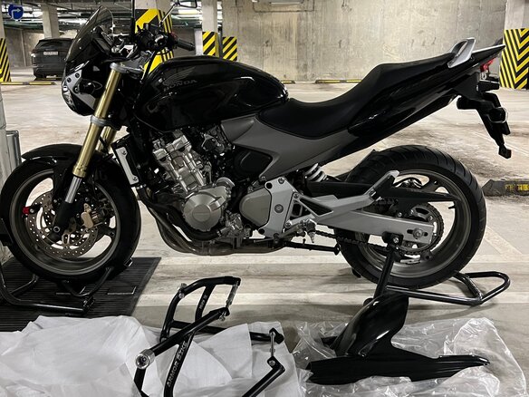 2005 Honda CB 600F Hornet, чёрный, 550000 рублей - вид 23
