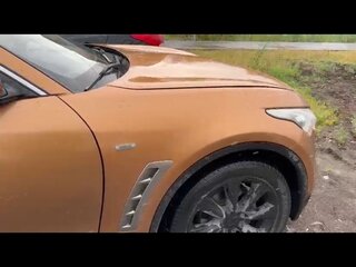 2008 Infiniti FX35 II (S51), золотистый, 1600000 рублей, вид 3
